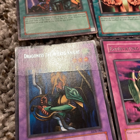 Lot Of 13 Assorted Rare Shiny Lettering YuGiOh Cards - Picture 3 of 10